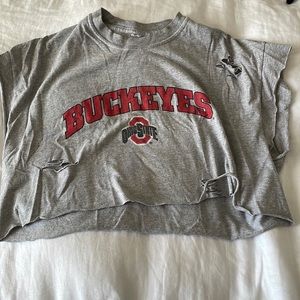 Ohio state cropped T